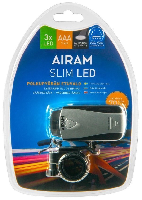 Airam Slim Led Pyöräville Etuvalo