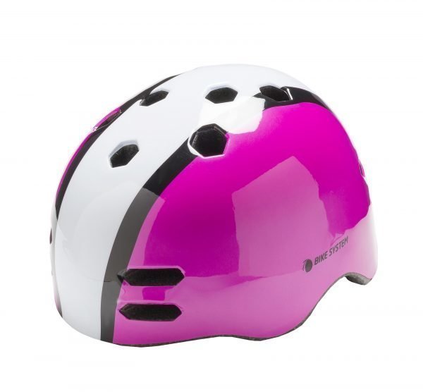 Bike System Adult White Road On Pink M 53-58 Cm Pinkki Pyöräilykypärä