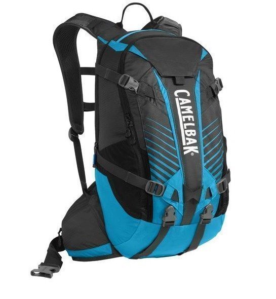 Camelbak KUDU 18L harmaa / sininen pyöräilyreppu selkäpanssarilla