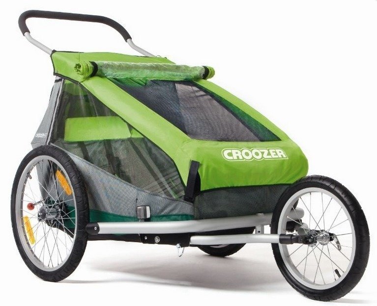 Croozer Kid for 2 pyöräkärry kahdelle lapselle (2015)