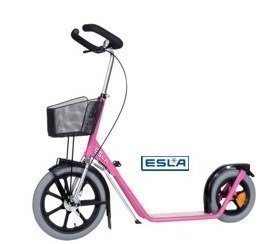 Esla Potkulauta malli 4100 Hybridi pinkki