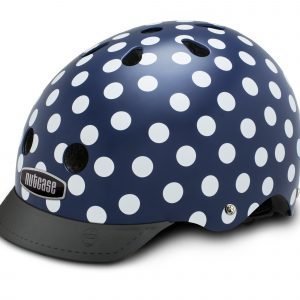 Nutcase Street Pyöräilykypärä Navy Dots