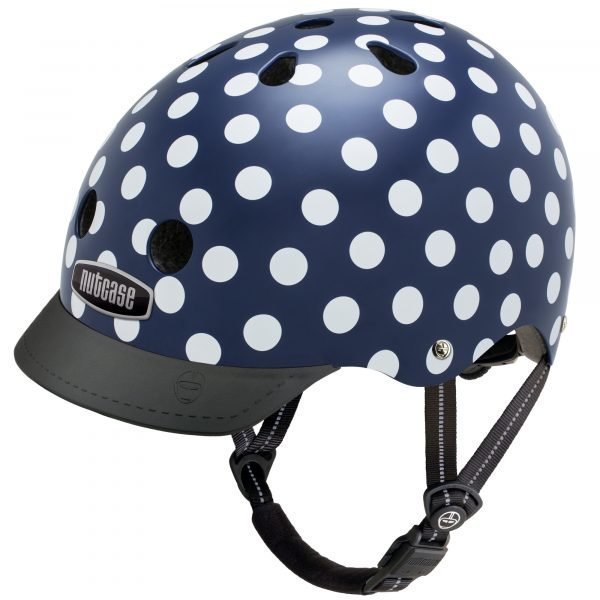 Nutcase Street Pyöräilykypärä Navy Dots Mips