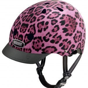 Nutcase Street Pyöräilykypärä Pink Cheetah
