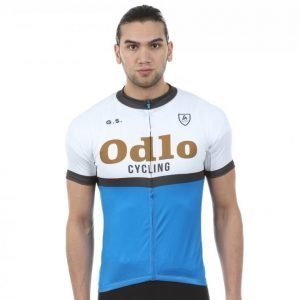 Odlo Ride Stand-Up Collar Ss Full Zip Pyöräilypaita Sininen