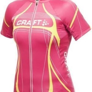 Performance Bike Tour Jersey W pinkki/lime/valkoinen