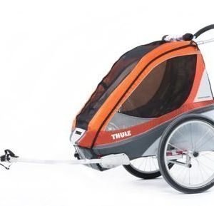 Thule Chariot Corsaire 1 pyöräkärry yhdelle lapselle +pyöräilypaketti