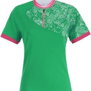 Vaude Women's Ican Shirt Pyöräilypaita Vihreä