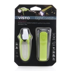 Wrsport Bicycle Light Set Pyöränlamppu Musta / Vihreä