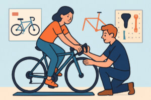 Pyörän sovitus ja säätö liikkeessä – bike fitting